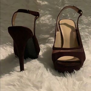 Maroon High Heels